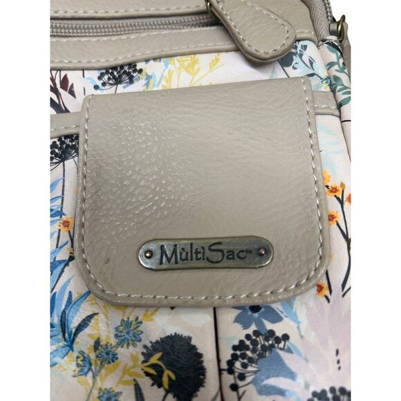 MultiSac Floral Crossbody Bag With Multiple Compartments & Adjustable Strap - Picture 2 of 11